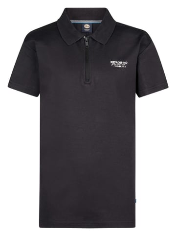 Petrol Industries Poloshirt in Schwarz
