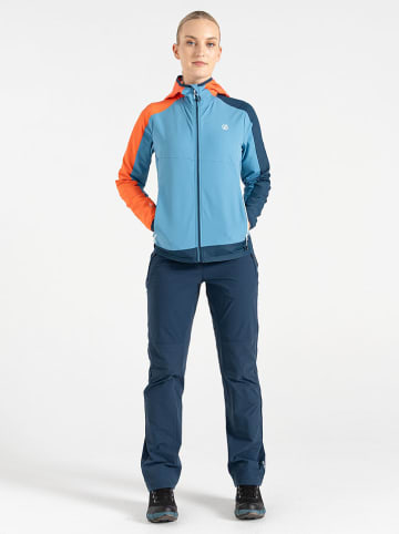 Dare 2b Softshelljas "Avidly II" lichtblauw/donkerblauw/oranje