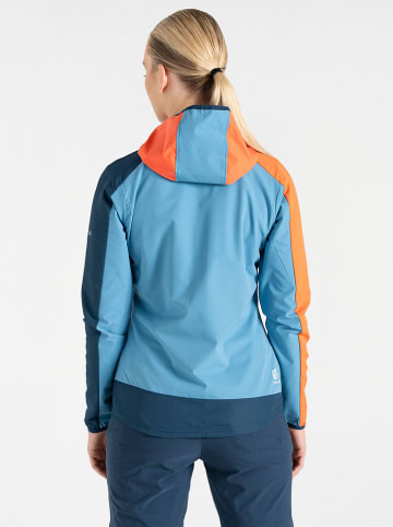 Dare 2b Softshelljas "Avidly II" lichtblauw/donkerblauw/oranje