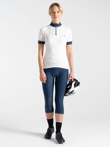 Dare 2b Fietsshirt "Pedal ThroughIt II" wit/donkerblauw