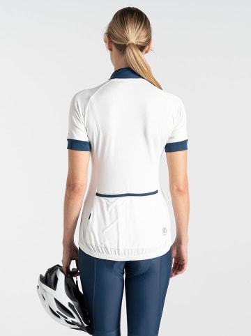 Dare 2b Fietsshirt "Pedal ThroughIt II" wit/donkerblauw
