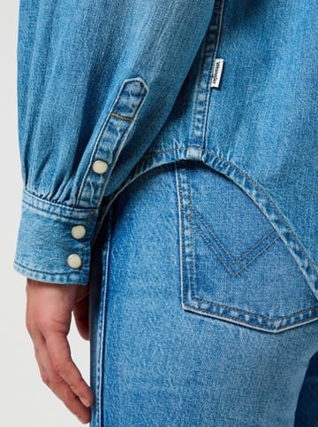 Wrangler Spijkerblouse lichtblauw