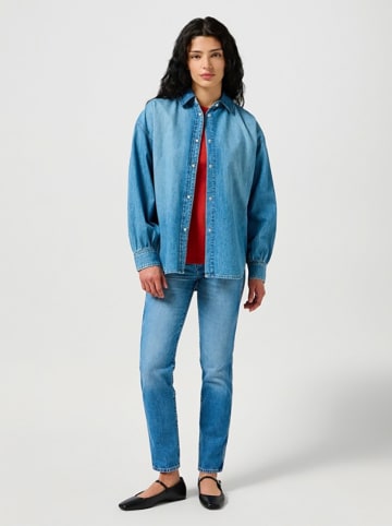 Wrangler Spijkerblouse lichtblauw