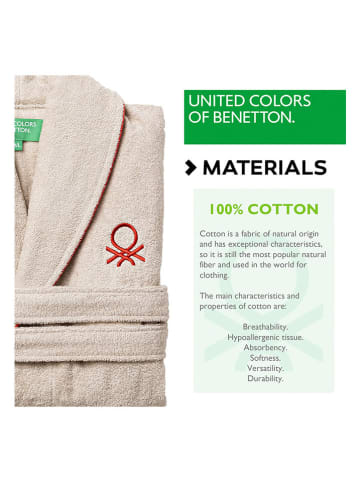 Benetton Bademantel in Beige