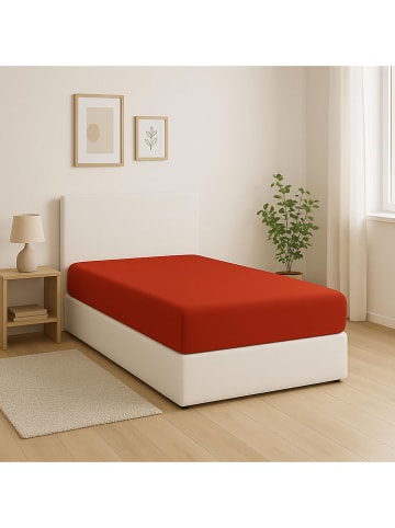 Benetton Spannbettlaken in Rot