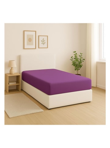 Benetton Spannbettlaken in Lila