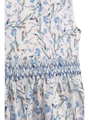 Danamade Jurk "Dpadme" blauw/wit