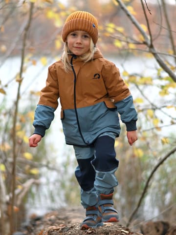 finkid Regenhose "Hirvi" in Hellblau/ Dunkelblau
