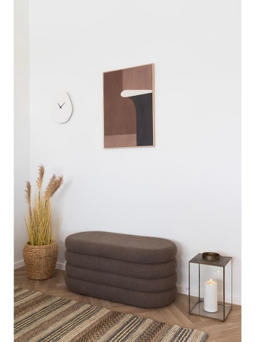 House Nordic Wandklok "Vienna" wit - (B)28 x (H)33 cm