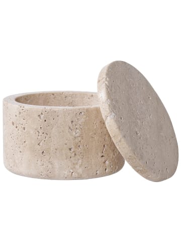 House Nordic Pojemnik w kolorze kremowym - wys. 6,5 x Ø 10 cm
