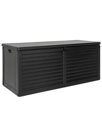 House Nordic Kissenbox "Dubrovnik" in Schwarz - (B)146,5 x (H)64,5 x (T)61 cm