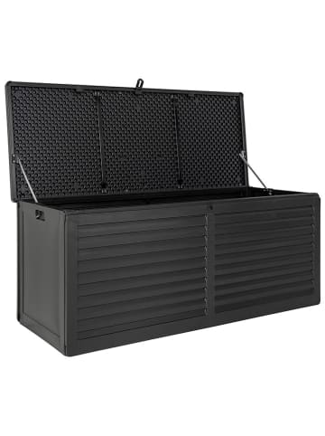 House Nordic Kissenbox "Dubrovnik" in Schwarz - (B)146,5 x (H)64,5 x (T)61 cm