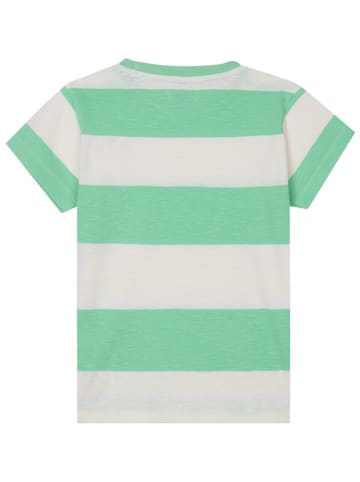 Noppies Shirt "Lutcher" in Weiß/ Mint
