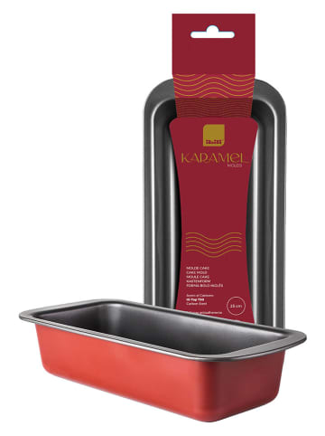 Ibili Cakevorm "Karamel" rood - (B)25 x (H)11 x (D)6,4 cm