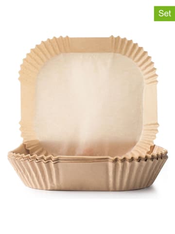 Ibili 2-delige set: frituurinlays beige - 2x 50 stuks