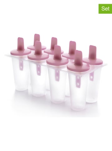 Ibili 8er-Set: Eisformen in Rosa - (H)11 cm