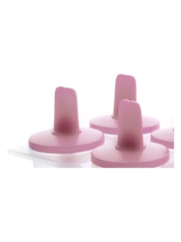 Ibili 8-delige set: ijsvormpjes lichtroze - (H)11 cm