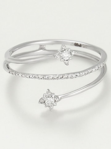 DIAMANTA Weißgold-Ring "Etincelle" mit Diamanten
