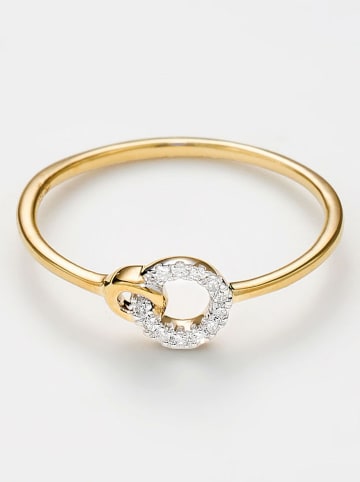 DIAMANTA Gouden ring "Jade" met diamanten
