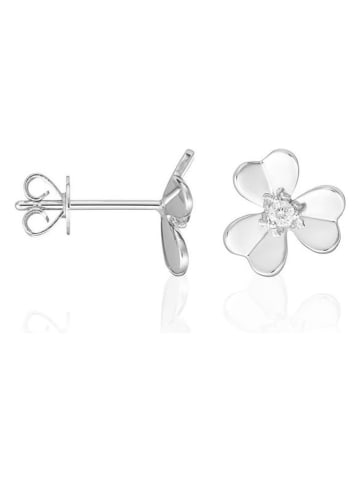 DIAMANTA Weißgold-Ohrstecker "Délicate Attention" mit Diamanten