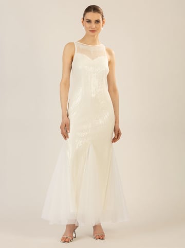 APART Paillettenkleid in Weiß
