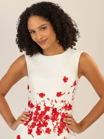 APART Kleid in Weiß/ Rot