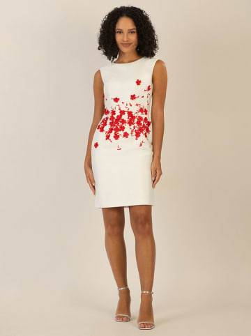 APART Kleid in Weiß/ Rot