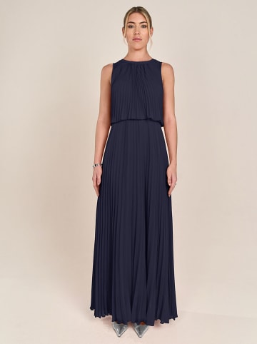 APART Plisseekleid in Dunkelblau
