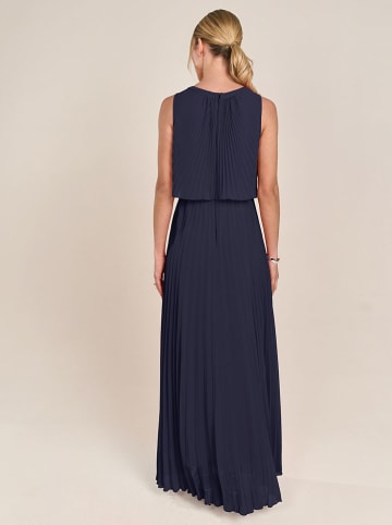 APART Plisseekleid in Dunkelblau
