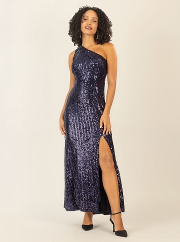 APART Paillettenkleid in Dunkelblau