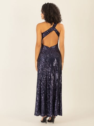 APART Paillettenkleid in Dunkelblau