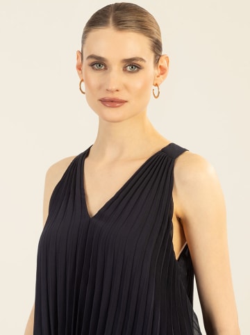 APART Plisseetop in Schwarz