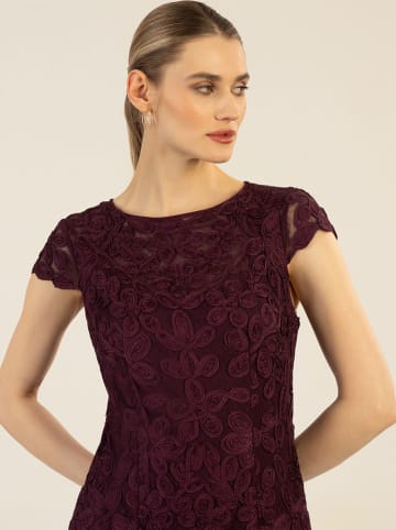 APART Jurk auberginekleurig