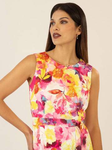 APART Kleid in Pink/ Gelb