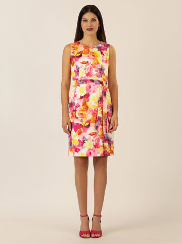 APART Kleid in Pink/ Gelb