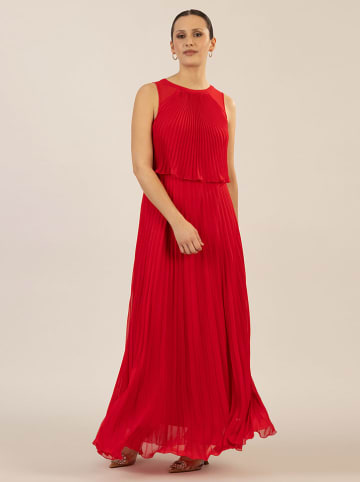APART Plisseekleid in Rot