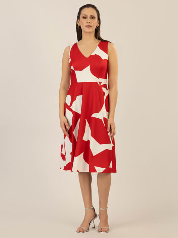 APART Kleid in Rot/ Weiß