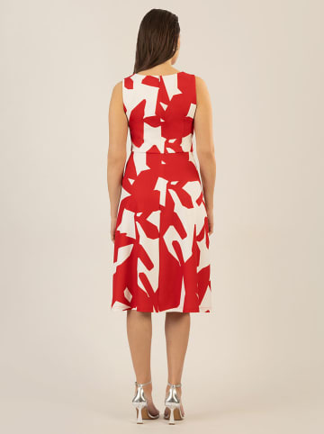 APART Kleid in Rot/ Weiß