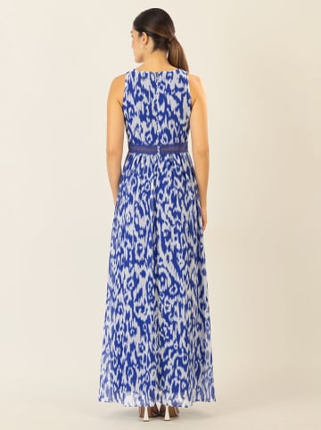 APART Kleid in Blau/ Weiß