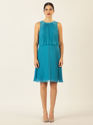 APART Plisseekleid in Blau