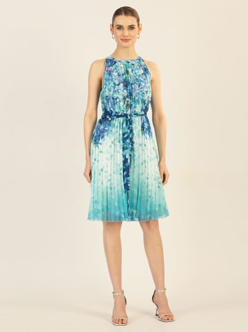 APART Plisseekleid in Türkis/ Blau