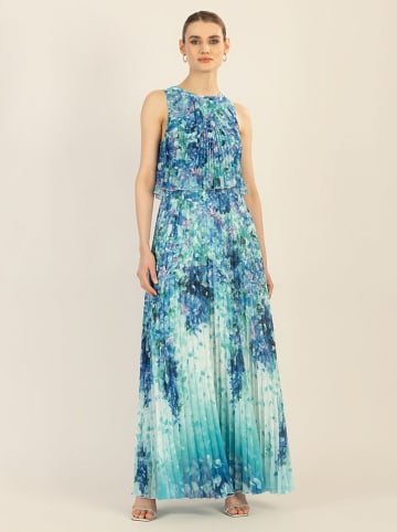APART Plisseekleid in Türkis/ Blau