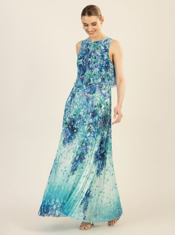 APART Plisseekleid in Türkis/ Blau