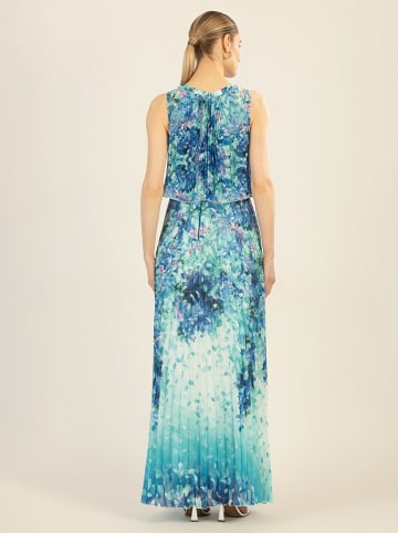 APART Plisseekleid in Türkis/ Blau