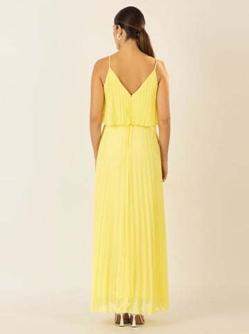APART Plisseekleid in Gelb