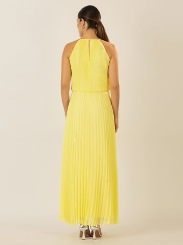 APART Plisseekleid in Gelb