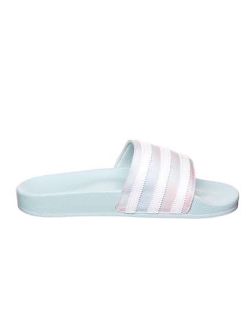 adidas Slippers lichtblauw