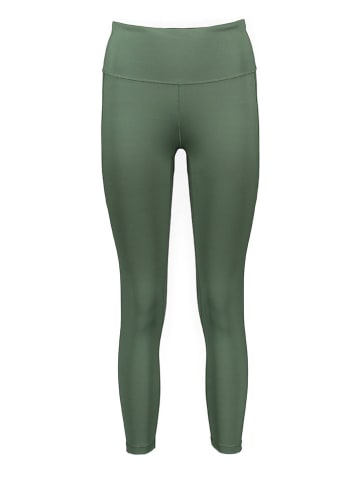 adidas Legginsy sportowe w kolorze zielonym