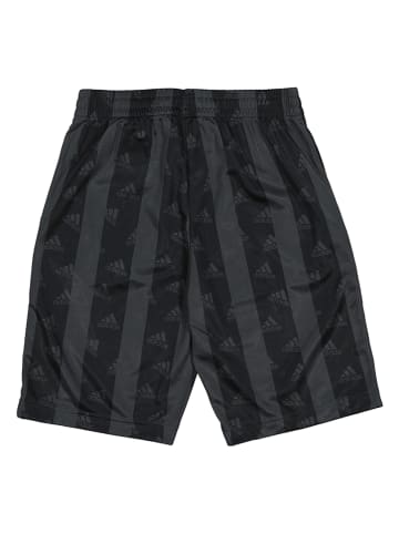 adidas Szorty sportowe w kolorze czarno-antracytowym