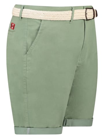 Canadian Peak Bermudy "Podexeak" w kolorze zielonym